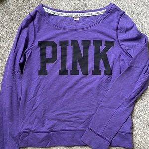 PINK purple sweatshirt by Victoria’s Secret